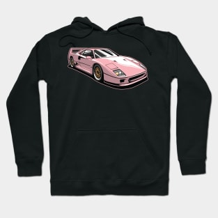 Ferrari f40 pink liberty walk Pink Floyd Hoodie